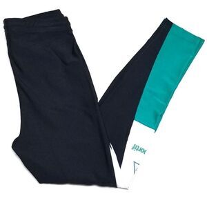 𝅺VTG 80s Le Coq Sportif Black Colorblock Leggings